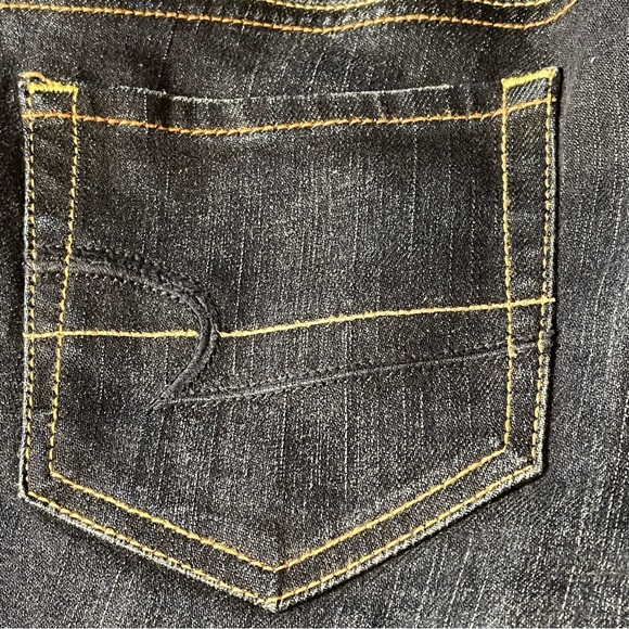 2 Pair American Eagle Outfitters Denim Jeans Dark Wash & Med-Light wash Size 2 - Picture 5 of 16
